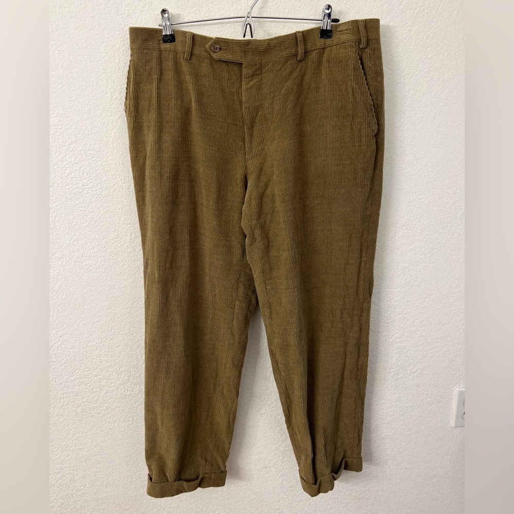 Samuelsohn Zelander wool corduroy pants woven in Italy mens size 38 regular